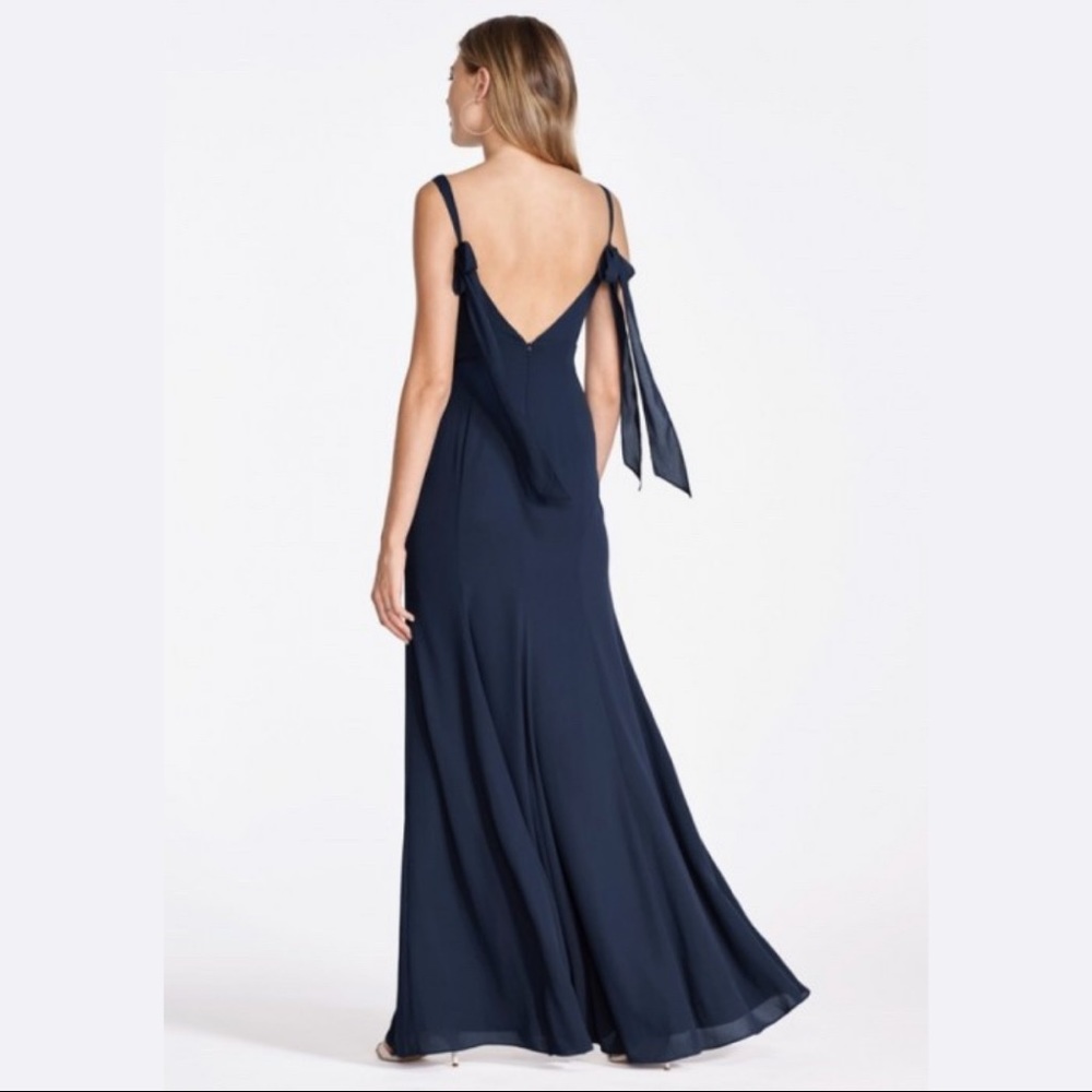 NWT Long Navy Blue Dress